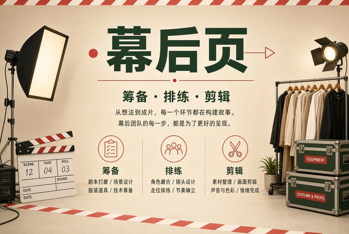 幕后记录栏目视觉